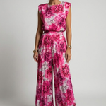 Women's Pleated Jumpsuit – Elegant One Piece for Wedding Guest, Evening and Occasion Wear