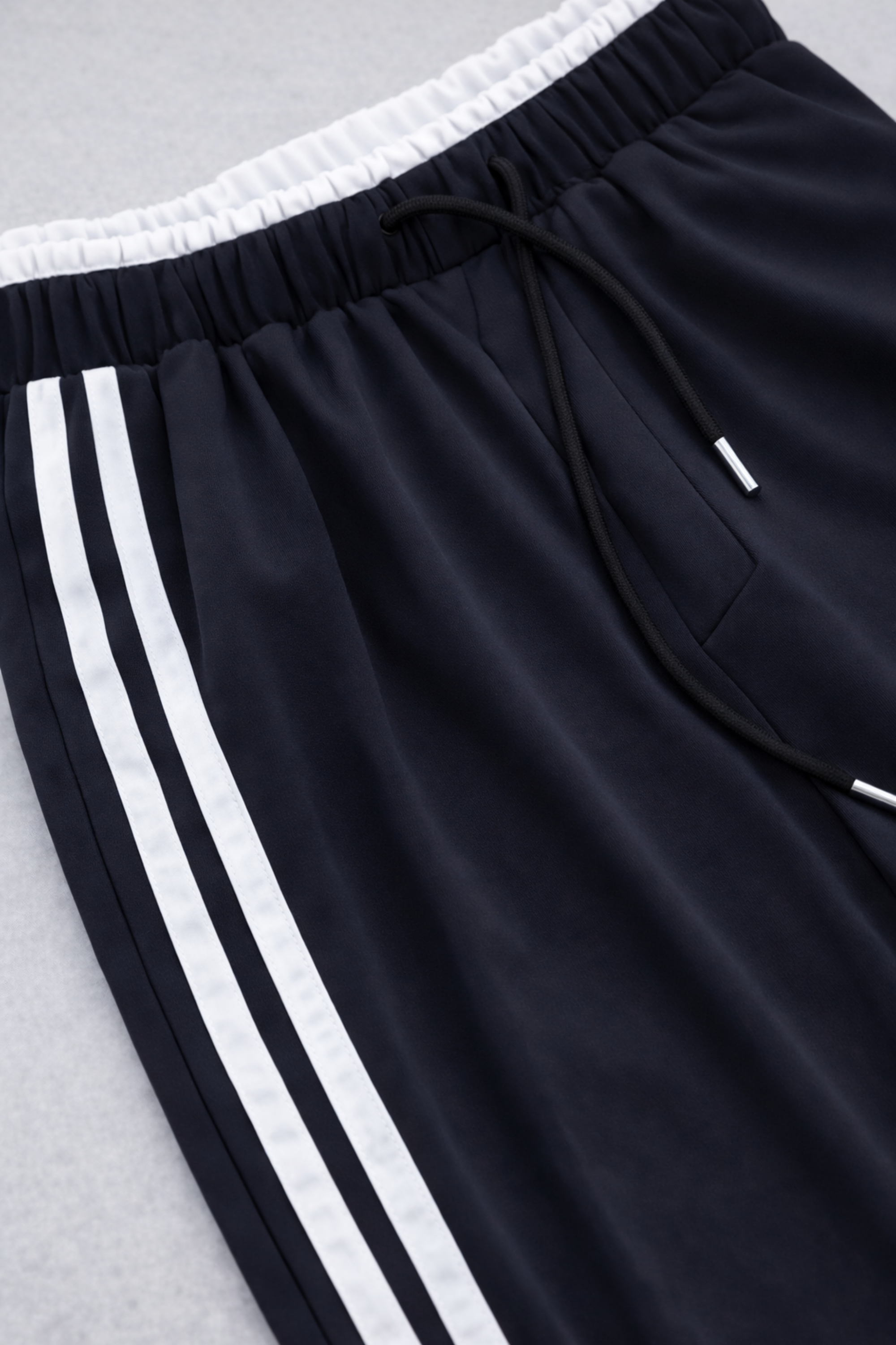 Women's Wide Leg Pants with Side Stripe & Drawstring Waist – Casual Relaxed Pants