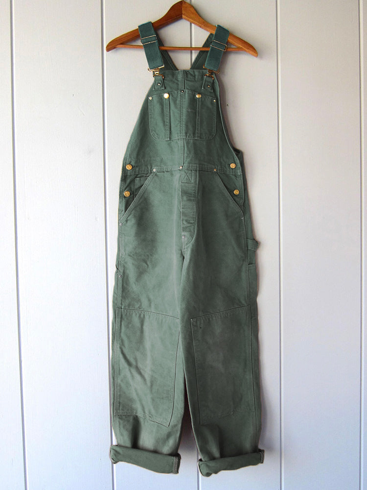 Women's Utility Dungaree Jumpsuit – Casual Workwear-Inspired Overalls with Pockets