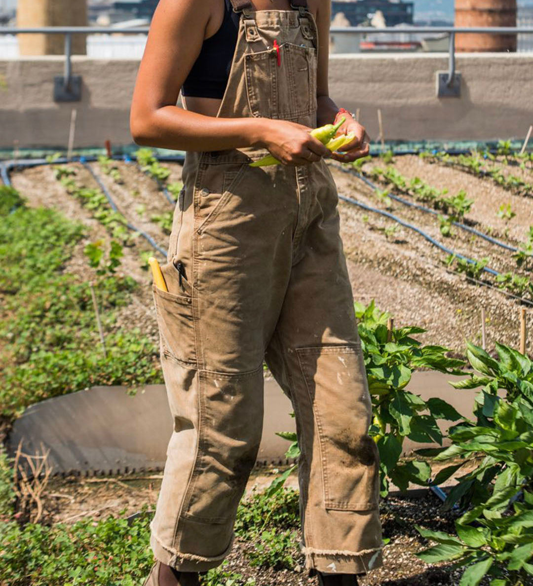 Women's Utility Dungaree Jumpsuit – Casual Workwear-Inspired Overalls with Pockets