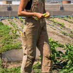 Women's Utility Dungaree Jumpsuit – Casual Workwear-Inspired Overalls with Pockets