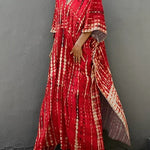 Women's Tie Dye Maxi Dress – Relaxed Boho Long Dress for Summer, Festival and Beach