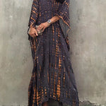 Women's Tie Dye Maxi Dress – Relaxed Boho Long Dress for Summer, Festival and Beach