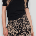 Women's Layered A-Line Mini Skirt – Casual Summer Skirt for Beach & Brunch