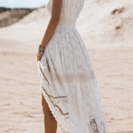 Women's Boho Maxi Dress – Relaxed Flowing Summer Beach & Holiday Dress